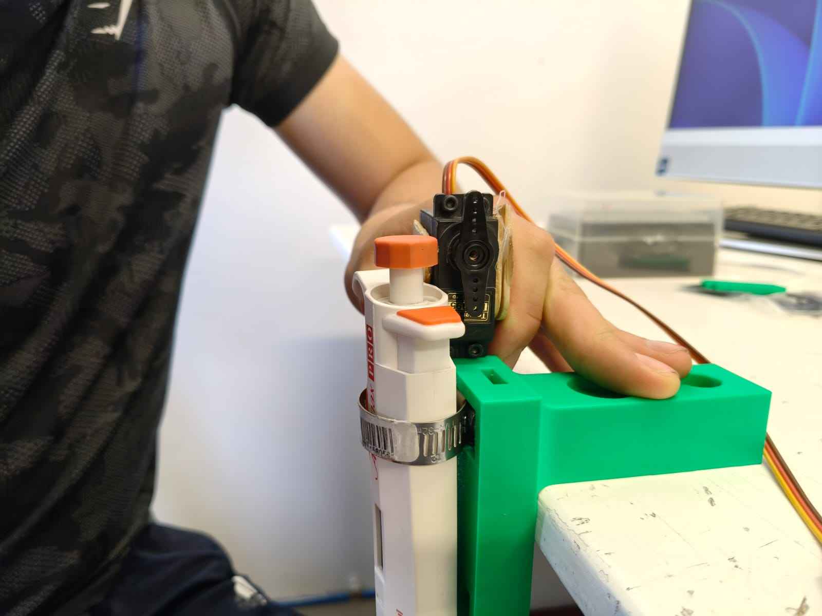 Servomotor en posicion